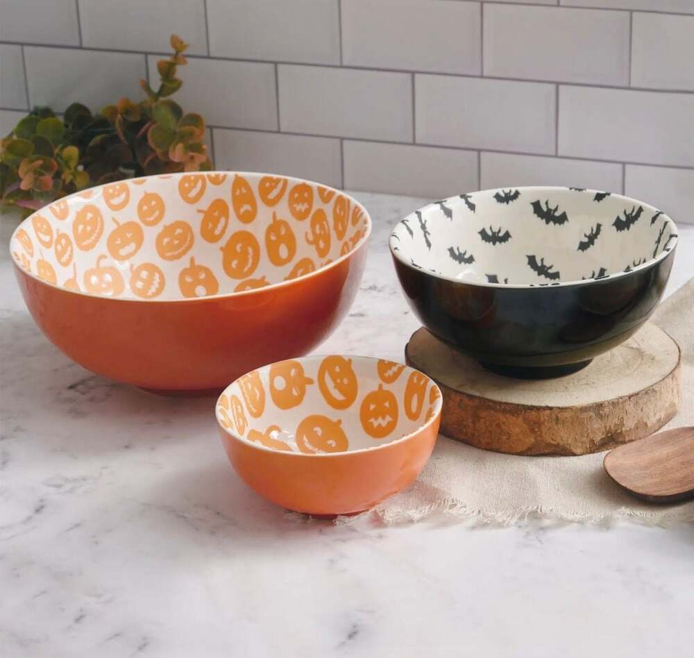Jack O'Lantern Bowl Set